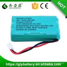 GLE-27910 NI-MH Bateria de Telefone Sem Fio 3.6 V 600 mah para GE 25922 25932 25942 exportação por atacado em todo o mundo de alta qualidade